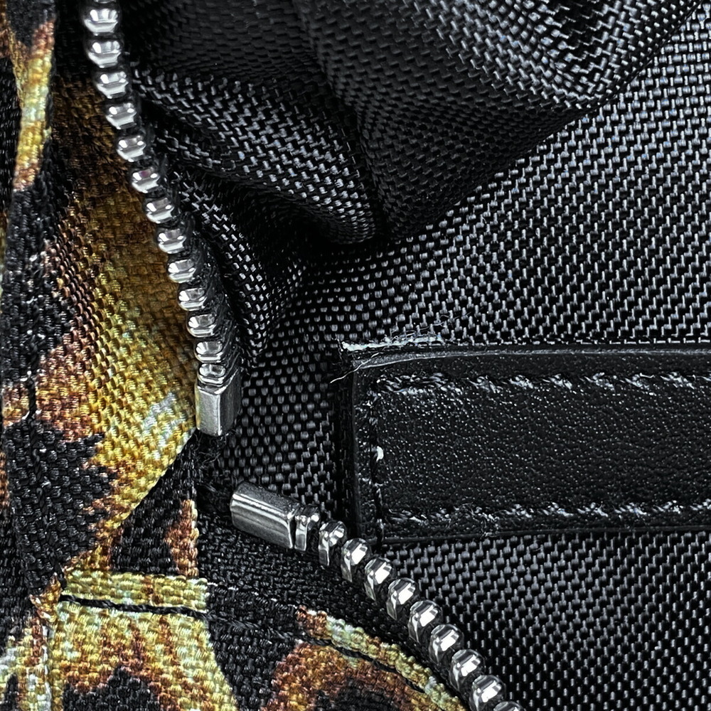 Celine Leopard Print Nylon Backpack Brown Black - image 5